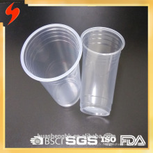 Populaire tasse en plastique transparent de 500 ml PP